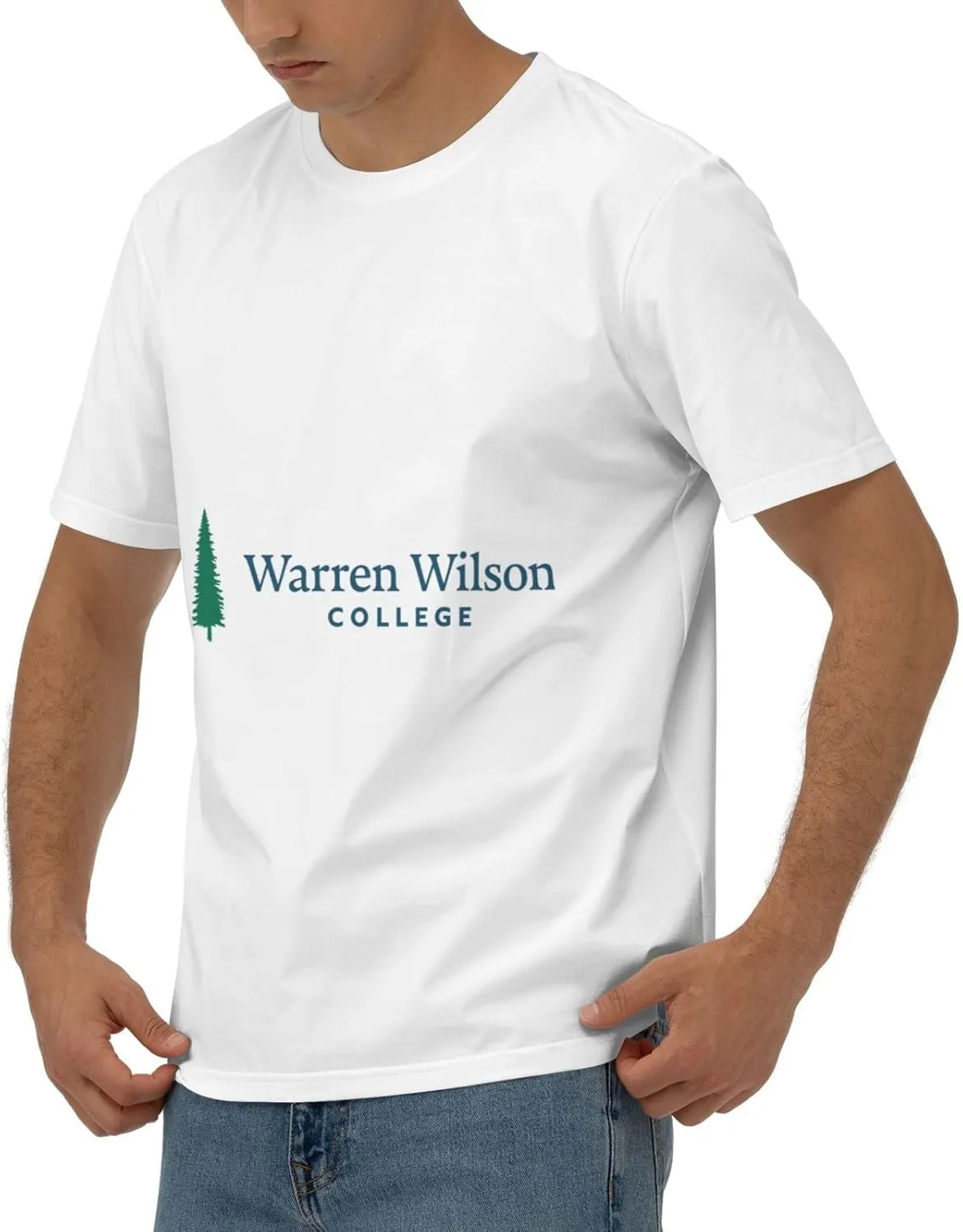 Warren Wilson College Logo Men's Short Sleeve 180g Crew Neck T-Shirt