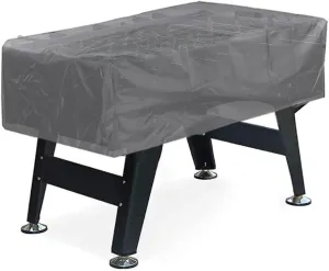 Waterproof Foosball Table Cover Folding 210D/420D Dustproof with Adjustable Strap 63x45.3x19.7'', Rectangular Furniture Protection Case Durable Billiard Soccer Table Cover