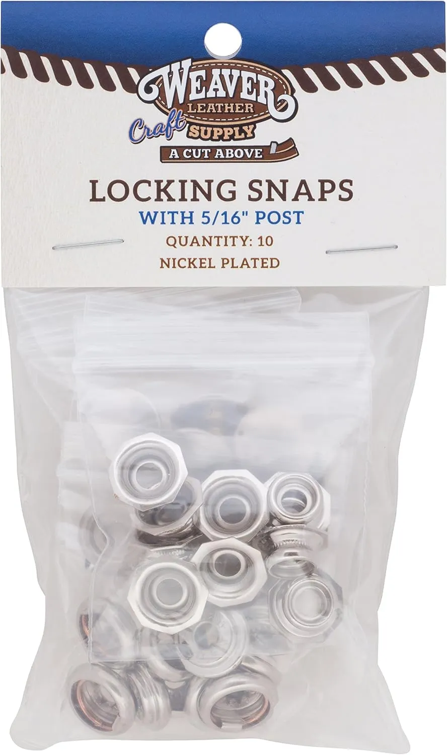 Weaver Leather Locking Snaps