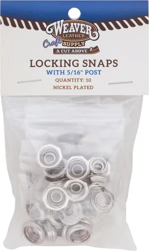 Weaver Leather Locking Snaps
