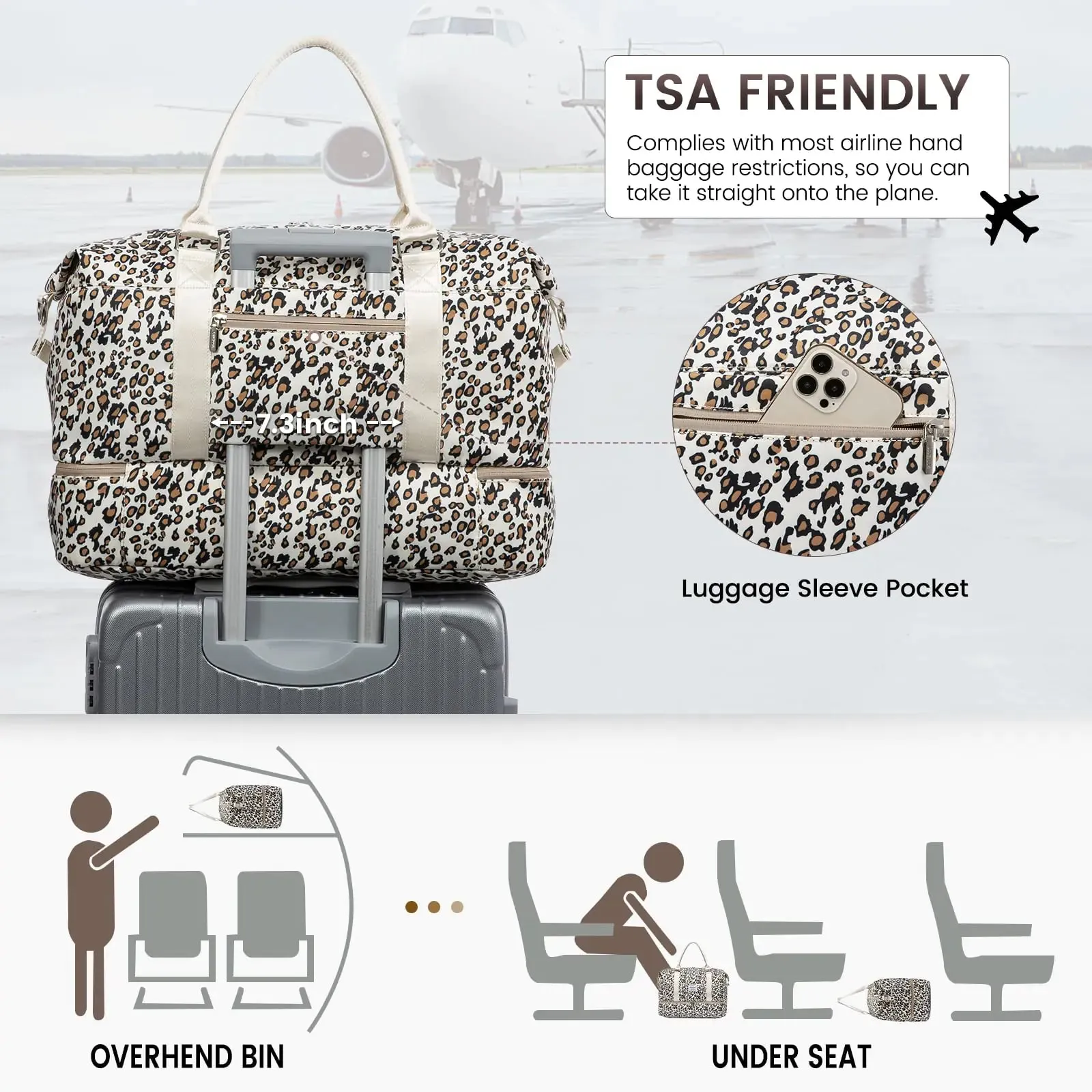 Weekender Bag with Toiletry Bag