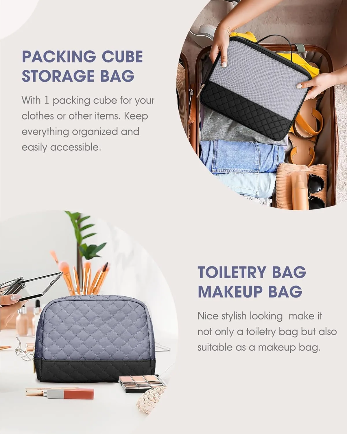 Weekender Bags for Women Travel Bag- Duffle for Women with Shoe Compartment Carry On Overnight Bag Wet Pocket Large