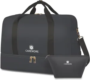Weekender Bags for Women Travel,Duffle Bag for Men Travel with Shoe Compartment,Personal Item Bag for Airlines,Overnight Bags Carry On Tote Bag Gym Bag 21’’(Grey)