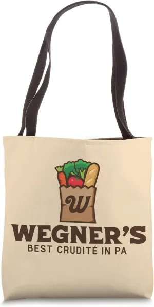 Wegner's Groceries Best Crudite in Pennsylvania Funny Senate Tote Bag