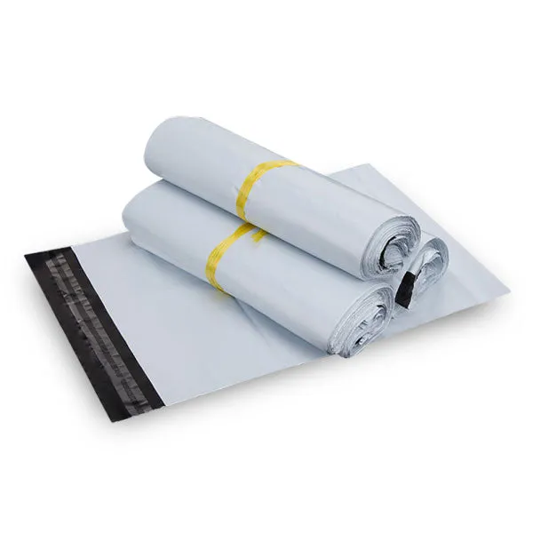 Wholesale 10,000pcs 320mm x 415mm   45mm Poly Mailing Courier Satchels - White