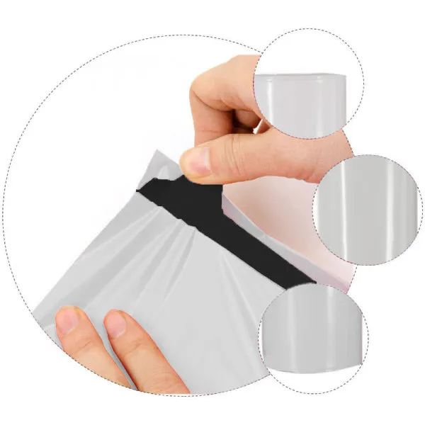 Wholesale 10,000pcs 320mm x 415mm   45mm Poly Mailing Courier Satchels - White