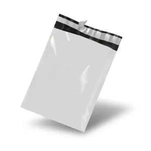 Wholesale 10,000pcs 320mm x 415mm   45mm Poly Mailing Courier Satchels - White