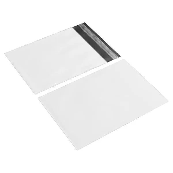 Wholesale 10,000pcs 320mm x 415mm   45mm Poly Mailing Courier Satchels - White