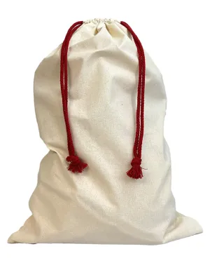 Wholesale 24 in Cotton Laundry Bags / Santa Sacks