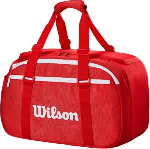 WILSON 2025 Super Tour Red Tennis Racket Bags - Red/White