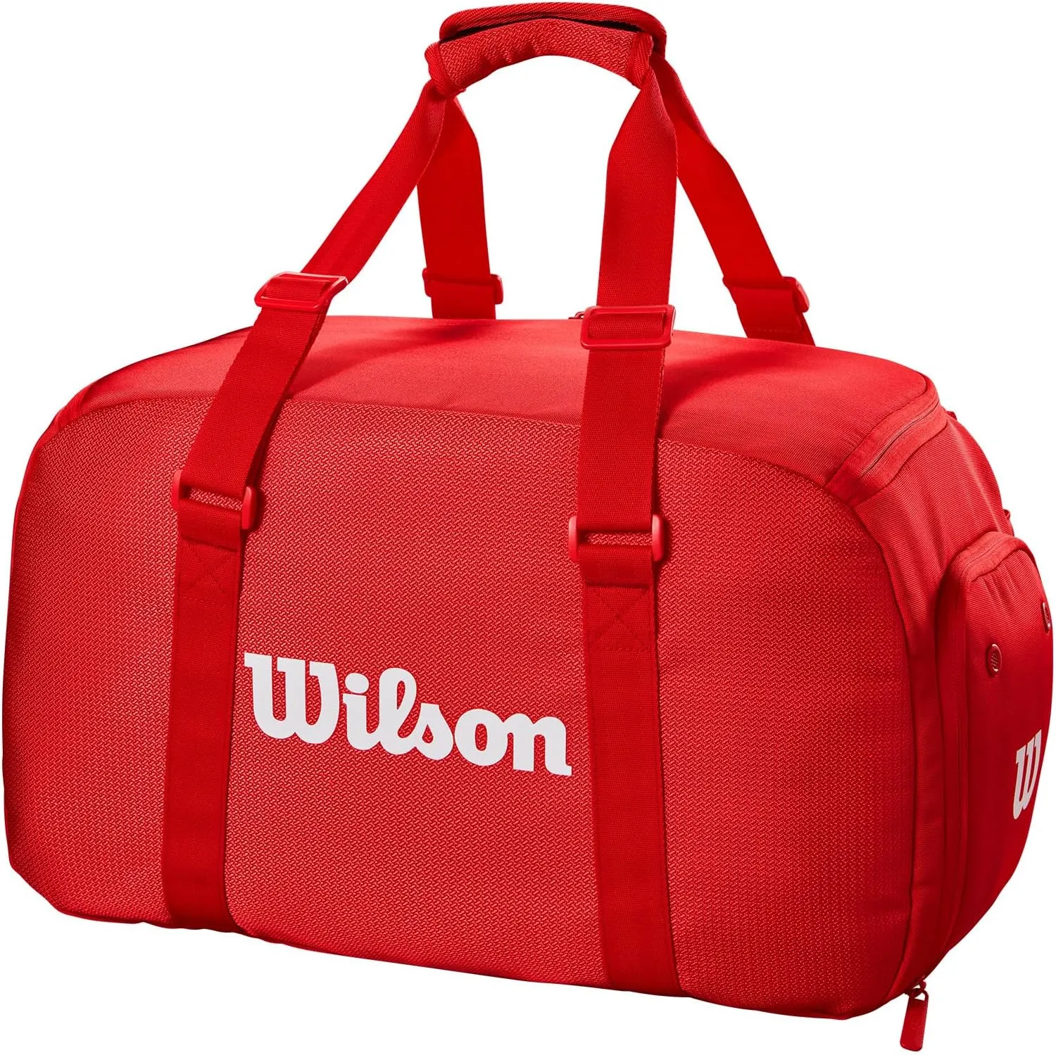 WILSON 2025 Super Tour Red Tennis Racket Bags - Red/White