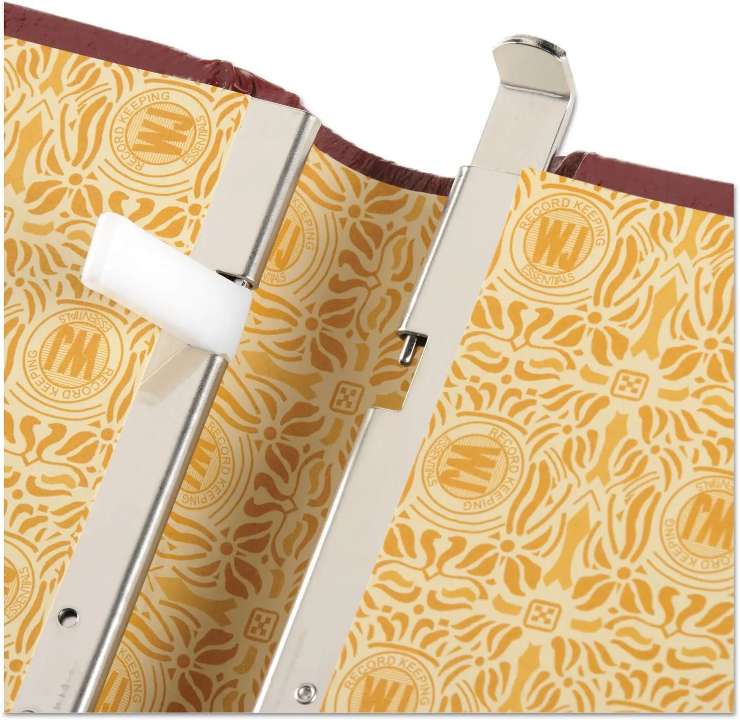 Wilson Jones Minute Book, Binder Only, Letter Size, 250 Page Capacity, Imitation Leather, Red (W396-11)