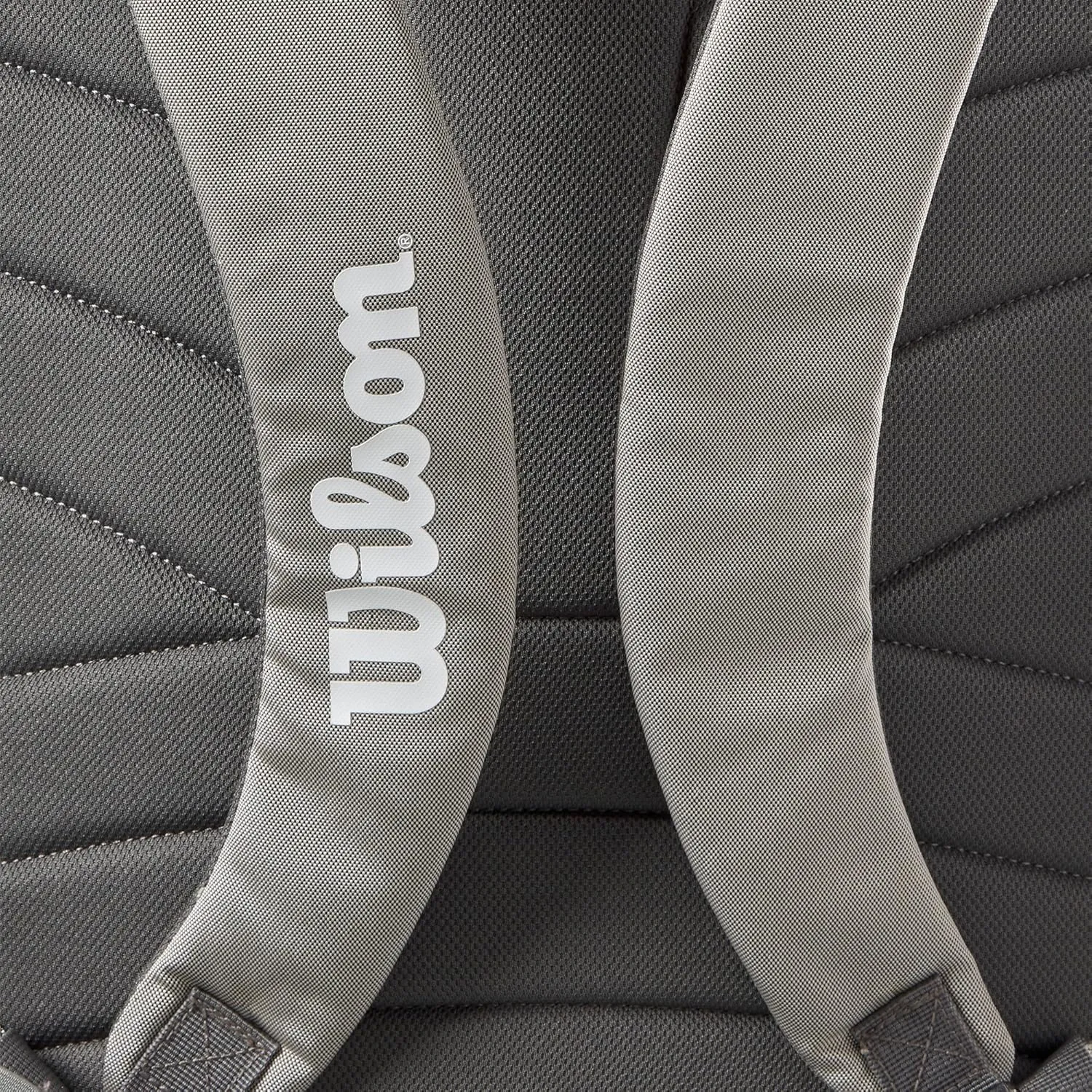 WILSON Tour Tennis Racket Bag - Dark Green and Stone Grey