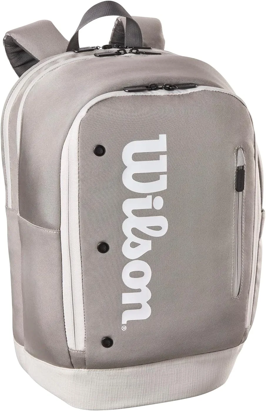 WILSON Tour Tennis Racket Bag - Dark Green and Stone Grey