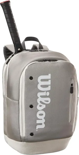 WILSON Tour Tennis Racket Bag - Dark Green and Stone Grey