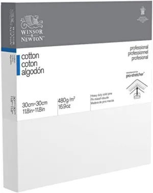 Winsor & Newton 30 x 30 cm Professional Cotton Deep Edge Canvas (Pack of 1)