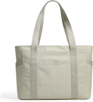 WLLWOO Large Work Tote Bag for Women with 15.6" Laptop Compartment & Trolley Sleeve for Travel Daily Nurse Gym