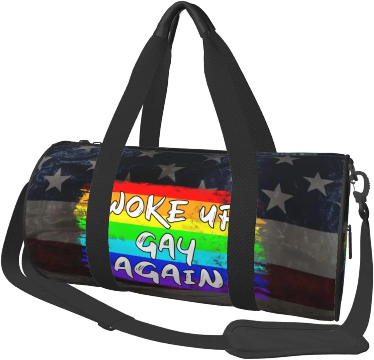 Woke Up Gay Again Duffel Bag Gym Bag Travel Sports Tote Large Beach Swim Yoga5