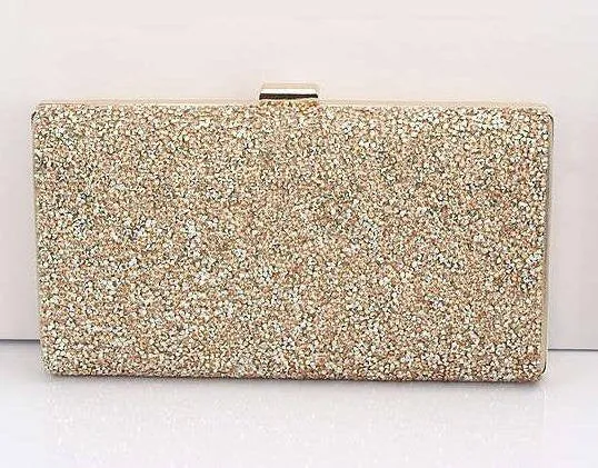 Woman Evening bag Women Diamond Rhinestone Clutches Crystal Day Clutch Wallet Wedding Purse Party Banquet Black/Gold/Silver