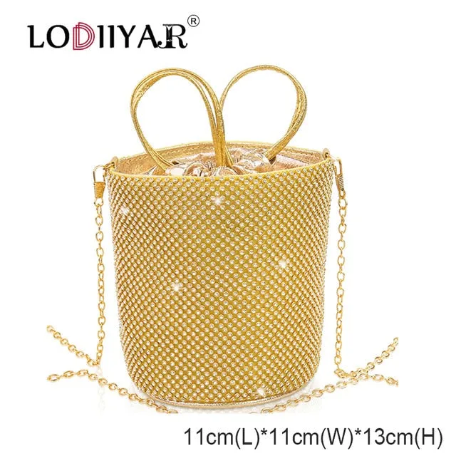 Women Diamonds Bag Rhinestone Shoulder Bags Ladies Purse Handbags Clutch Evening/Party/Wedding Bags Black Birthday Gift Women