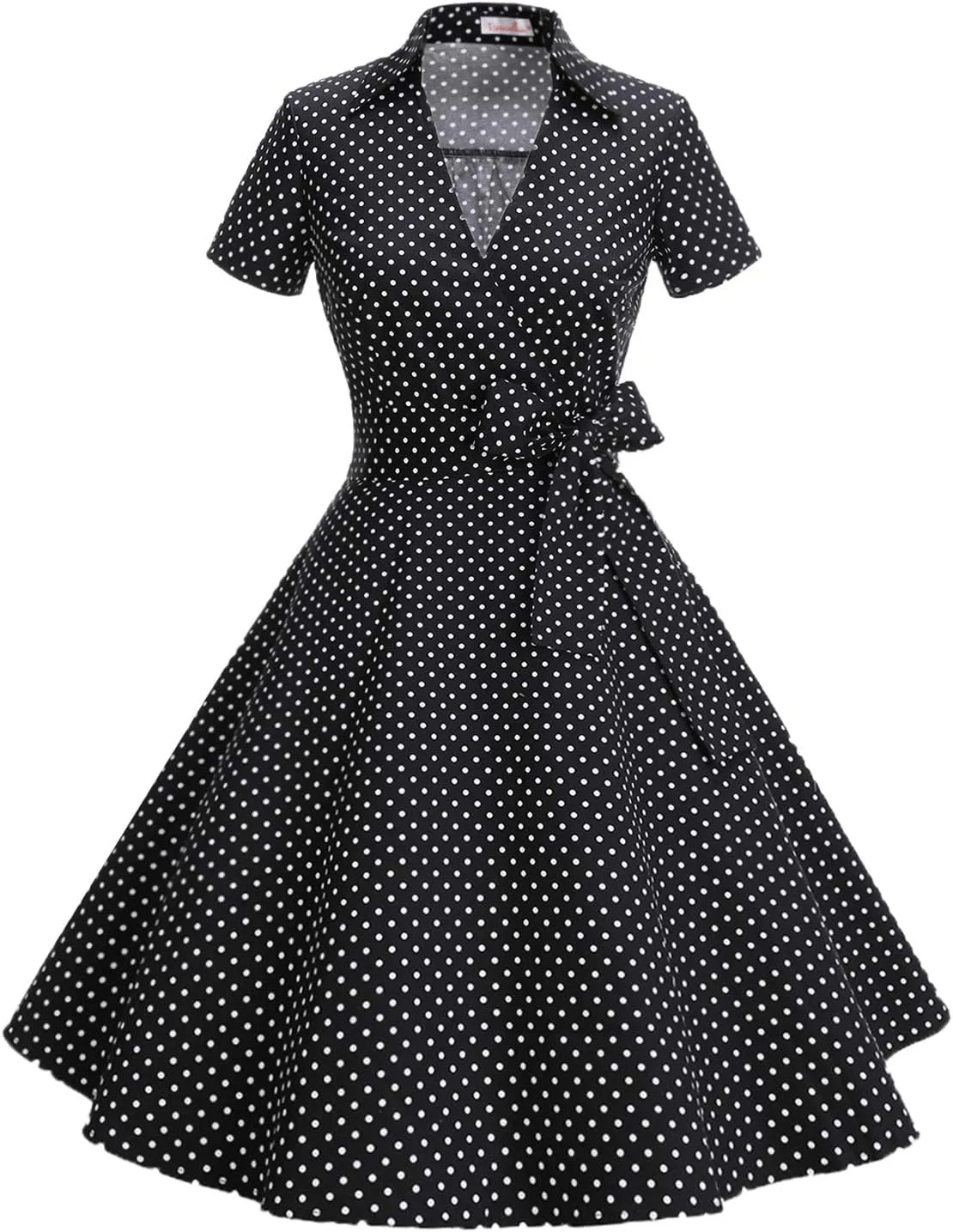 Women's 1950s Vintage Dress Retro Cocktail Dresses Audrey Hepburn Style Rockabilly Dress Evening Prom Party