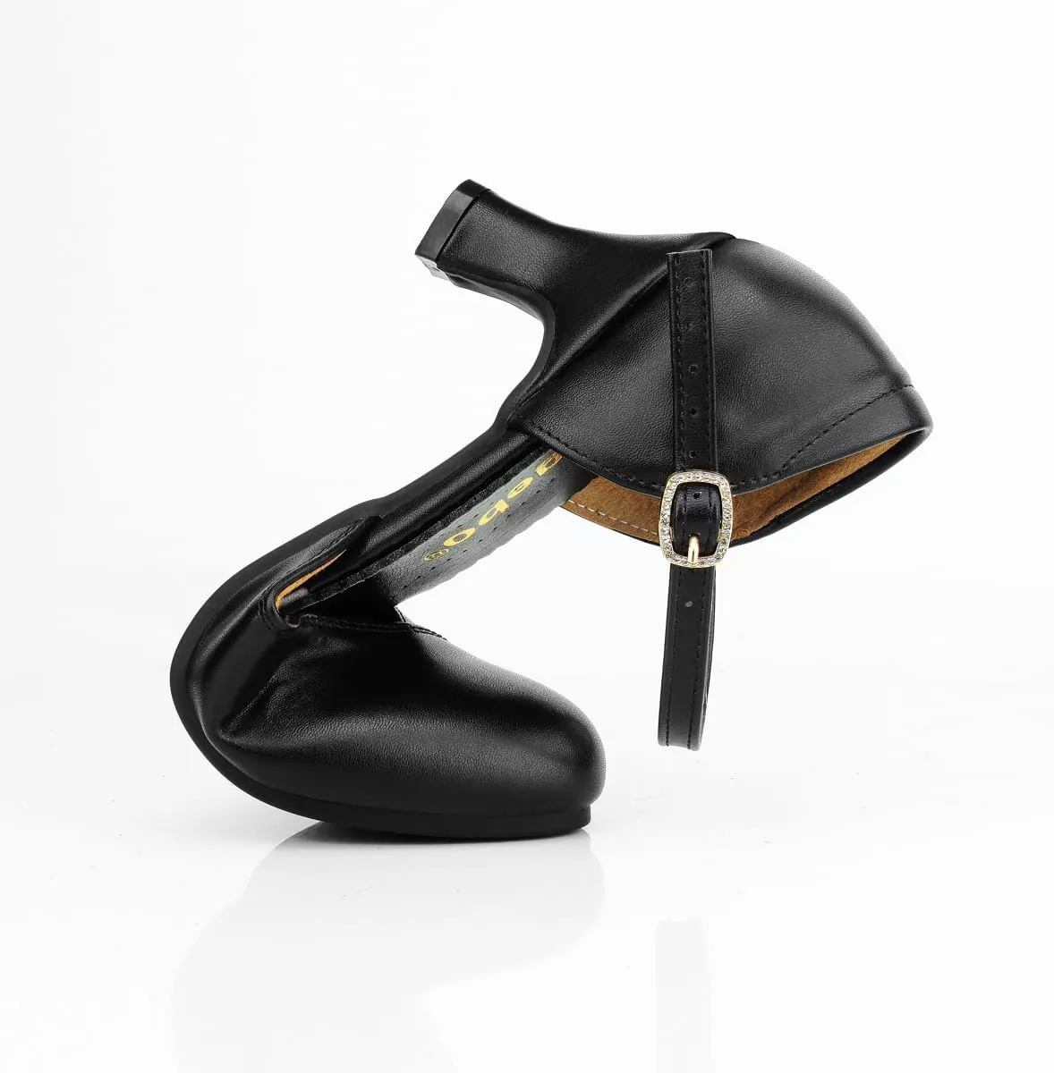 Women's Ballroom Salsa Latin Dance Pumps Wedding Ankle Strap Heels Character Shoes