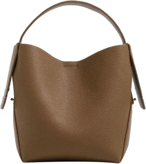 Womens Casual Bucket Tote Bag Small Vegan Leather Shoulder Crossbody Purse Handbag Ladies Trendy Working Satchels