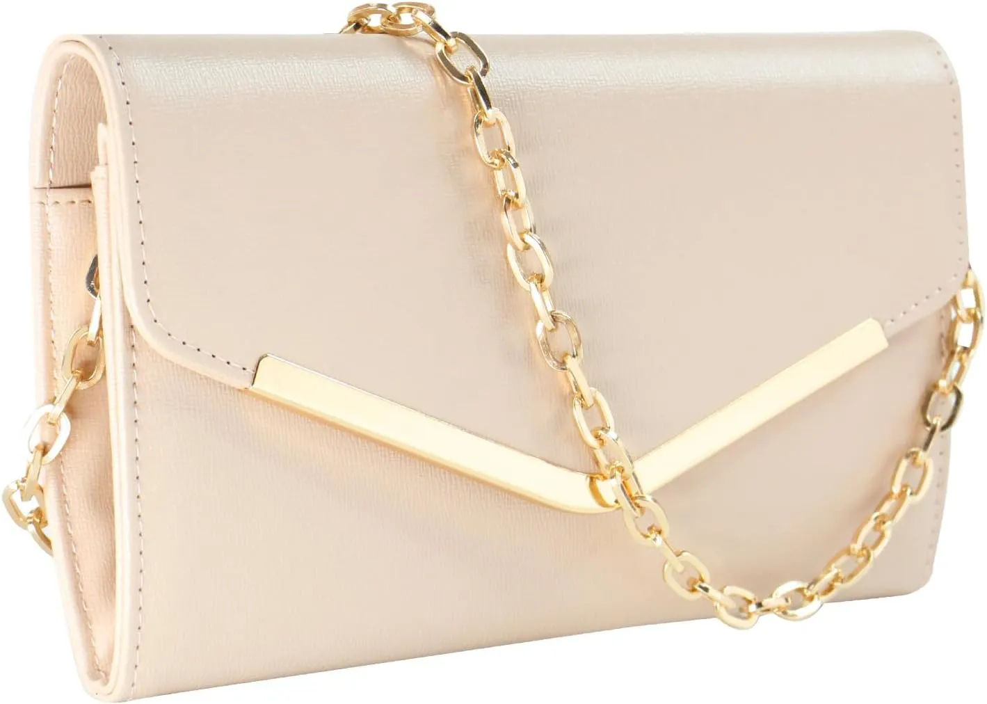 Women's Evening Bag Envelope Clutch Purse Detachable Chain Crossbody Bag for Wedding Party Shoulder Bag Handbag