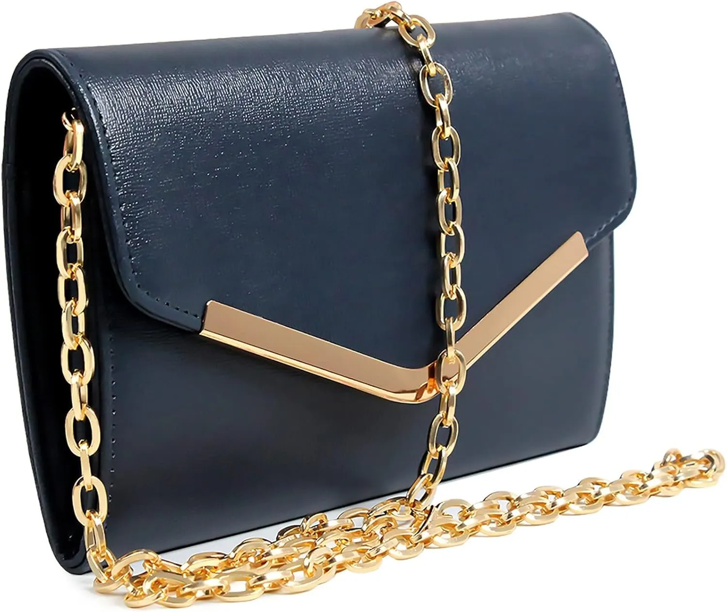 Women's Evening Bag Envelope Clutch Purse Detachable Chain Crossbody Bag for Wedding Party Shoulder Bag Handbag