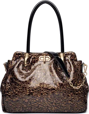 Womens Genuine Leather Handbag Shoulder Tote Crossbody Bag Designer Handle Satchel Purses