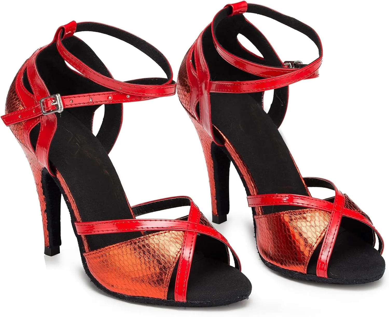 Womens Latin Salsa Ballroom Dancing Shoes Strappy Wedding Prom Sandals