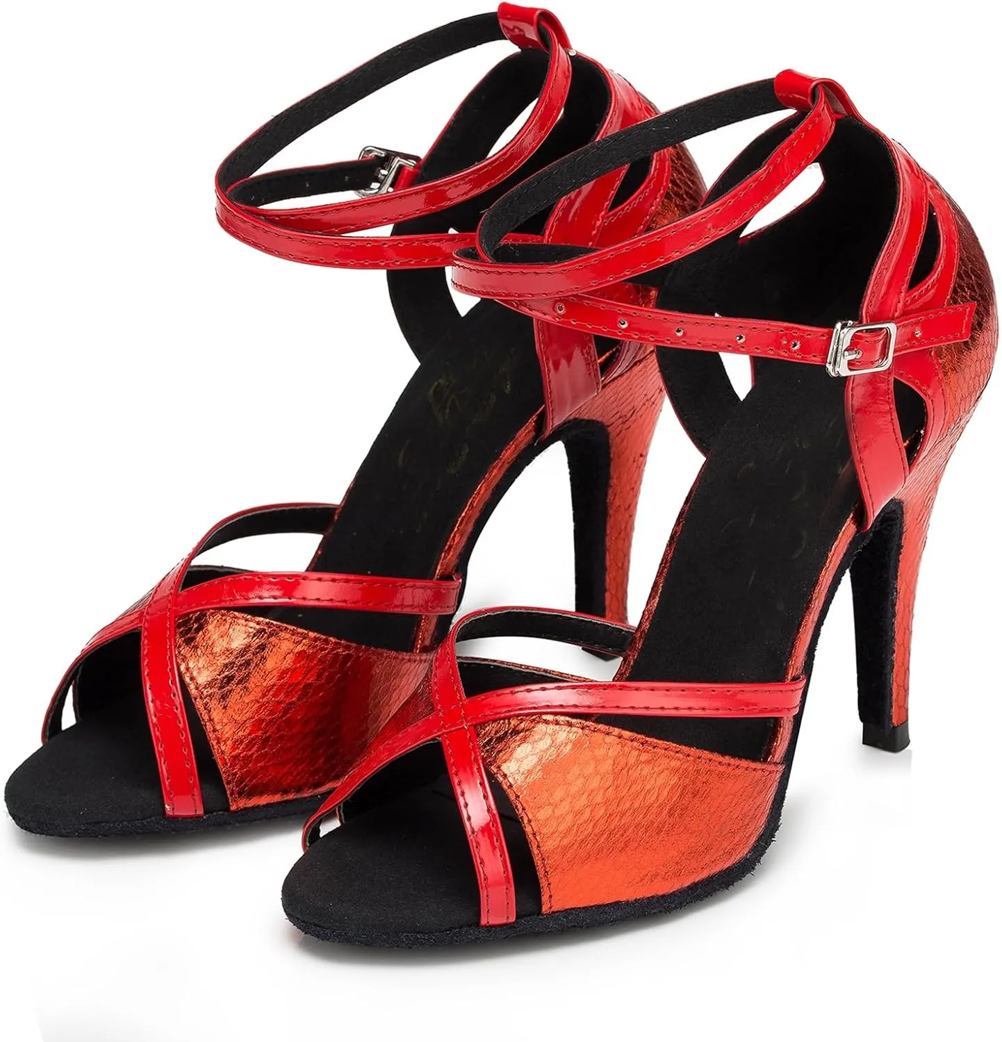 Womens Latin Salsa Ballroom Dancing Shoes Strappy Wedding Prom Sandals