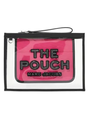 Women's The Large Pouch Clutch Bag in Nero | 2P4SCP002S03