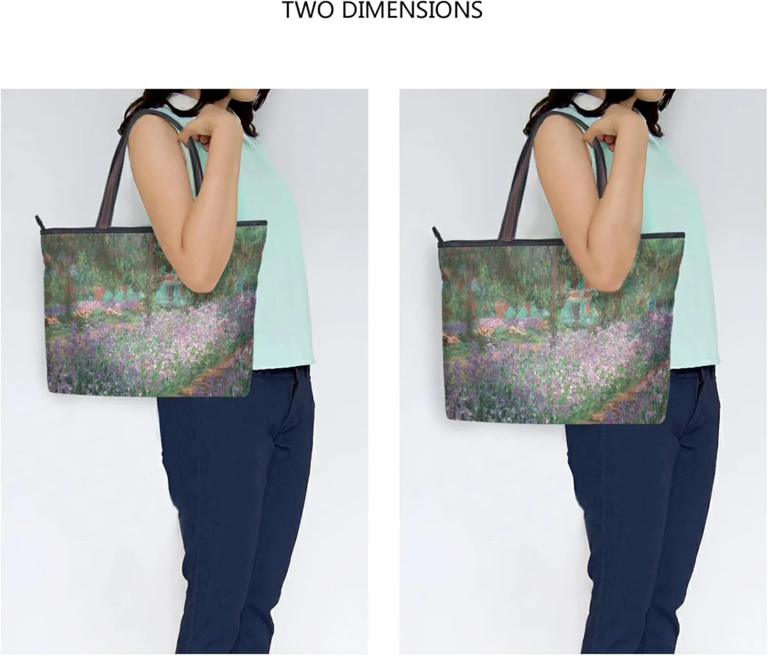 Women's Tote Shoulder Bag Monet Sailboat Sea Top Handle Bag Handbag