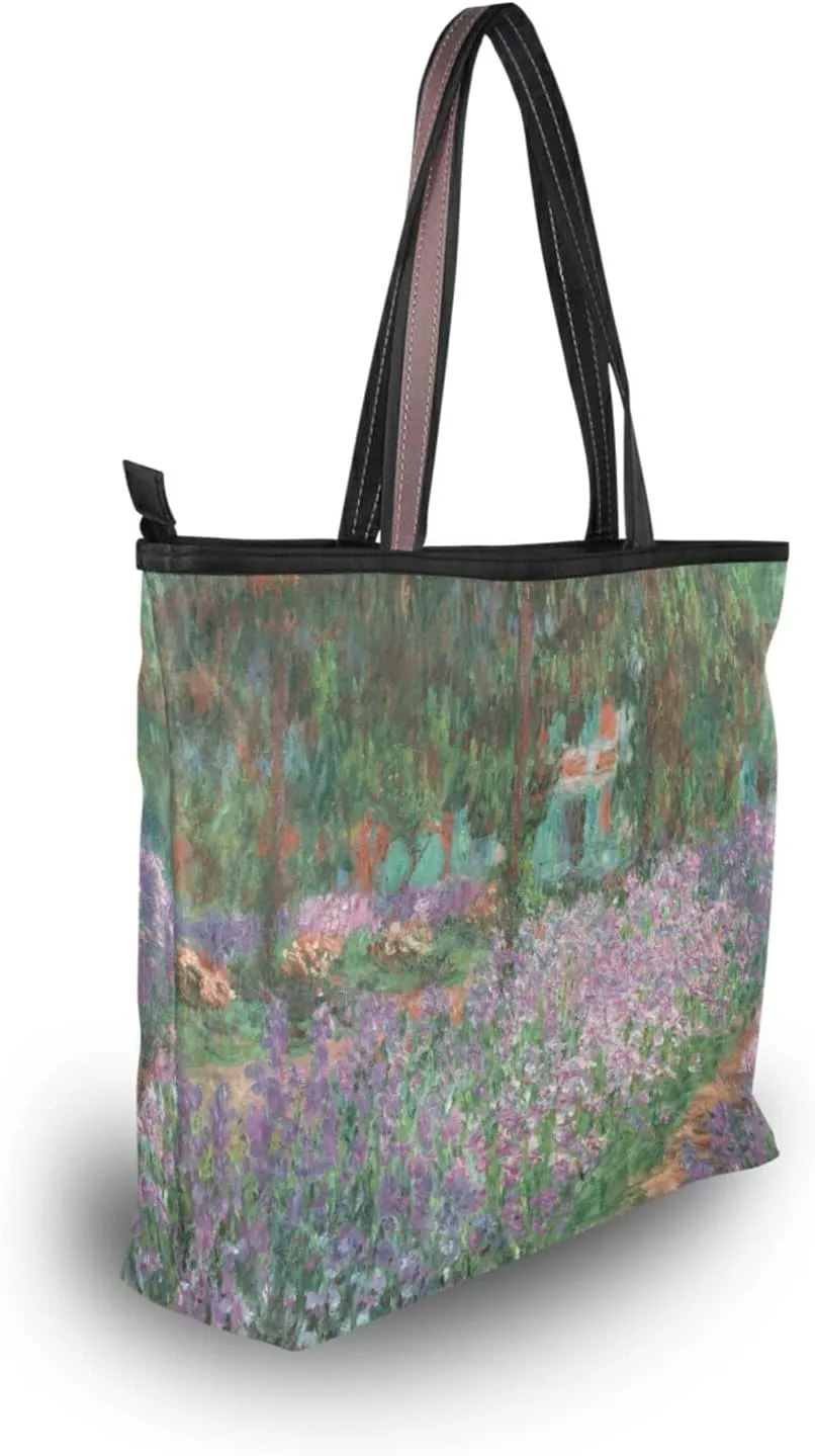 Women's Tote Shoulder Bag Monet Sailboat Sea Top Handle Bag Handbag