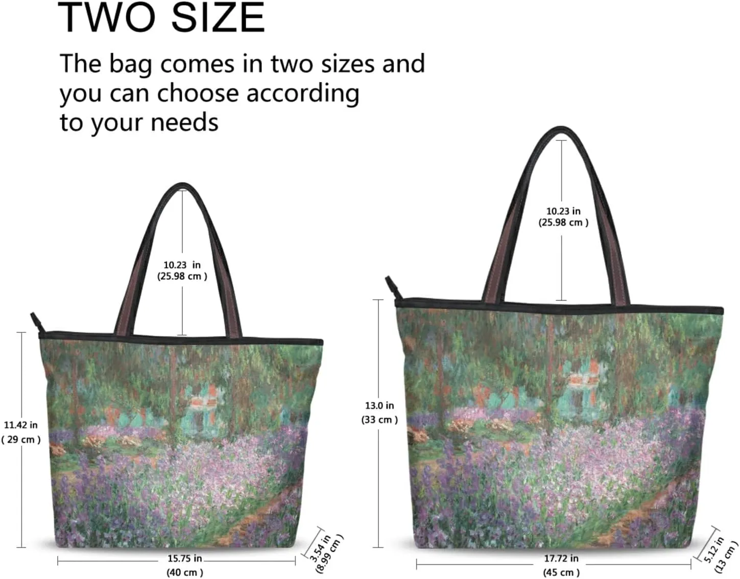 Women's Tote Shoulder Bag Monet Sailboat Sea Top Handle Bag Handbag