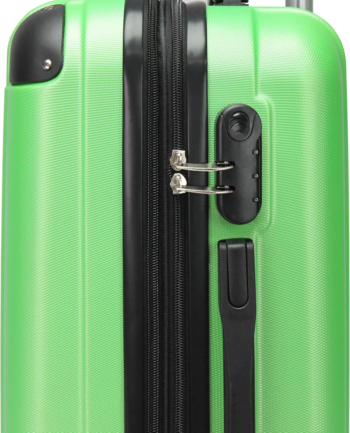 World Traveler Kemyer Quest Hardside Lightweight Expandable Spinner Suitcase Luggage, Green, 20-inch