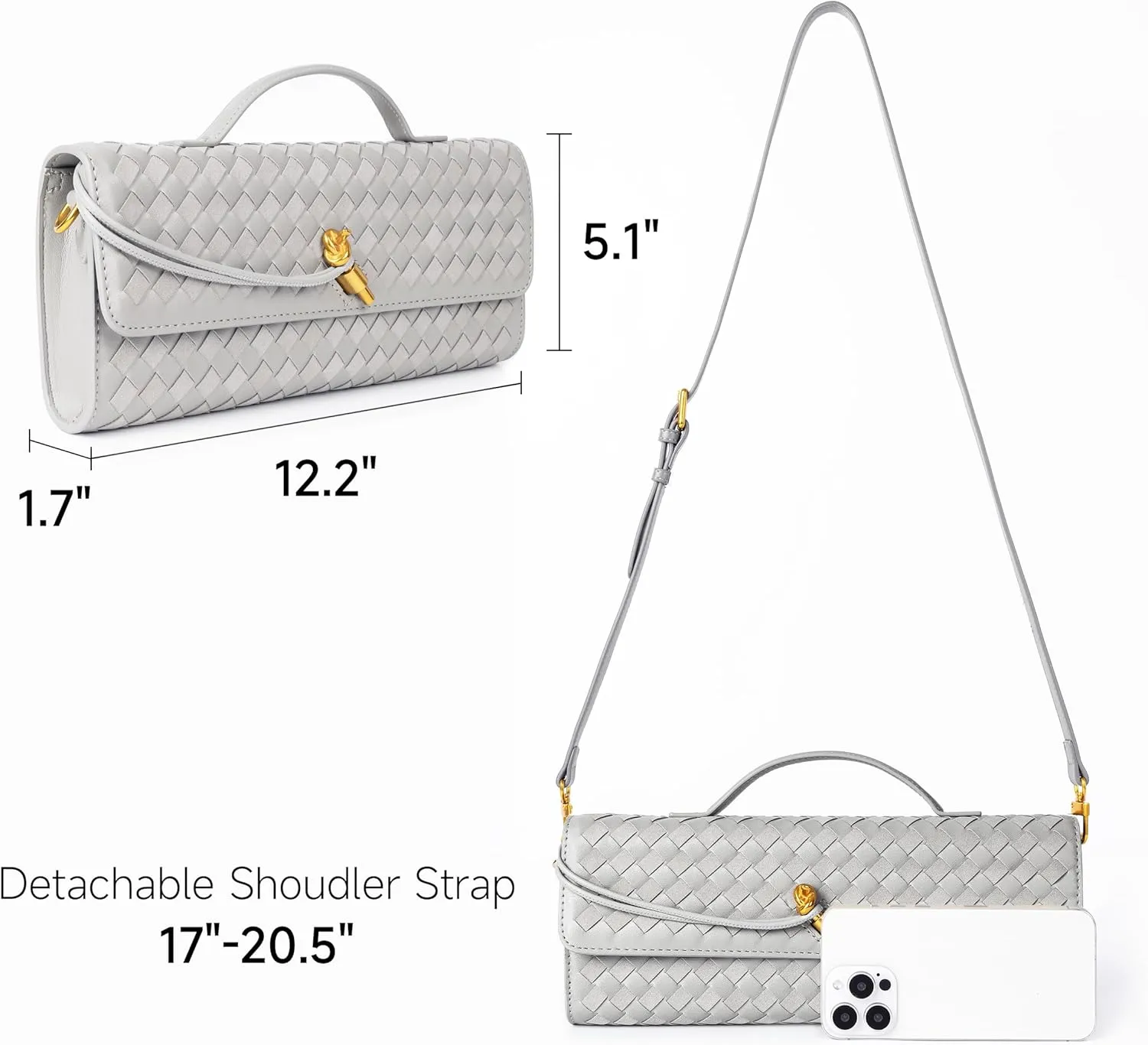 Woven Purse For Women Evening Clutch Woven Leather Handbags Crossbody Bag Suede Purse Formal Evening bag