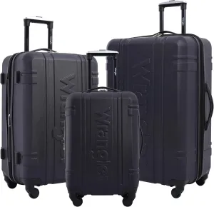 Wrangler Astral Travel Luggage, Dark Sapphire, 3 Piece Set