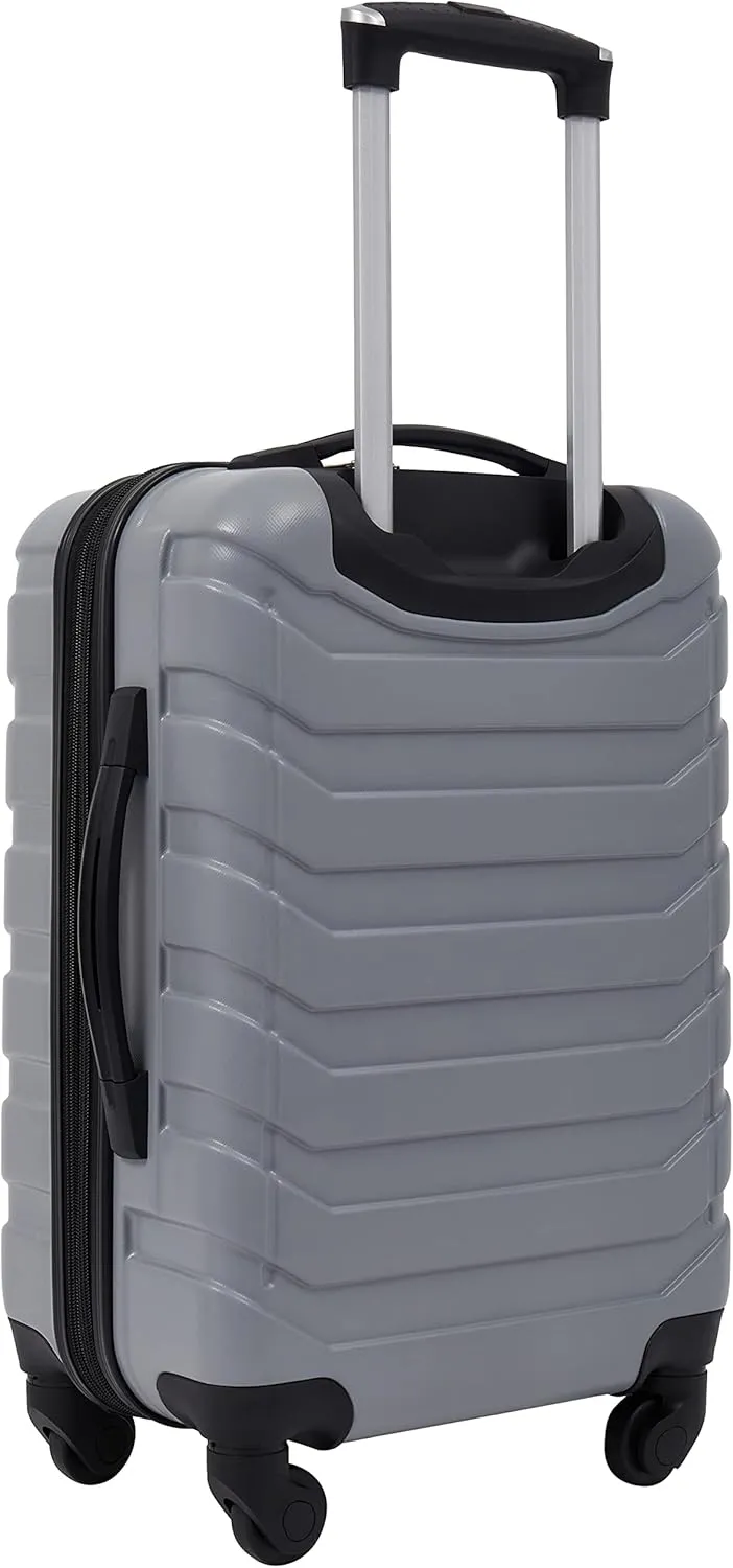 Wrangler Elysium Luggage & Packing Cubes, Shark, 4 Piece Set