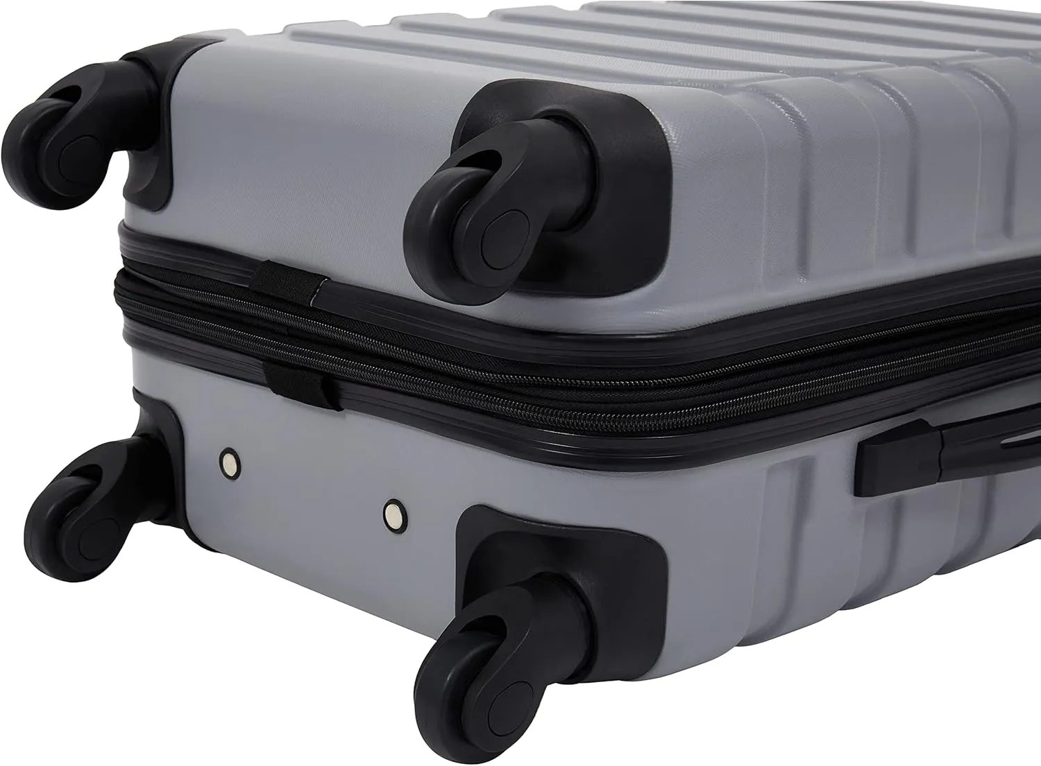 Wrangler Elysium Luggage & Packing Cubes, Shark, 4 Piece Set