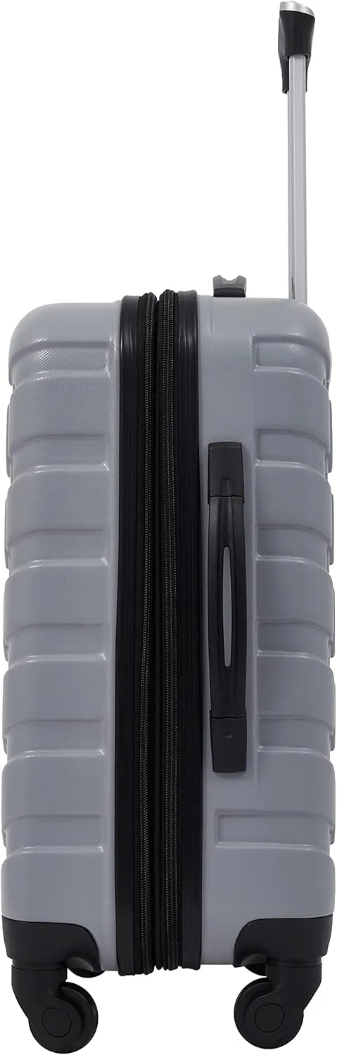 Wrangler Elysium Luggage & Packing Cubes, Shark, 4 Piece Set