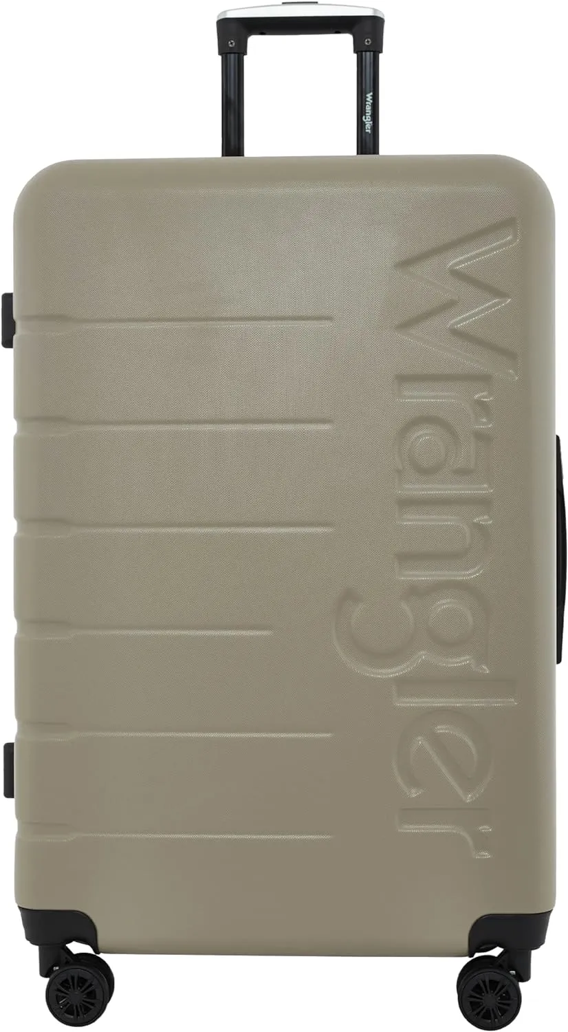 Wrangler Maverick 3 Piece Luggage Set, Silver Sage