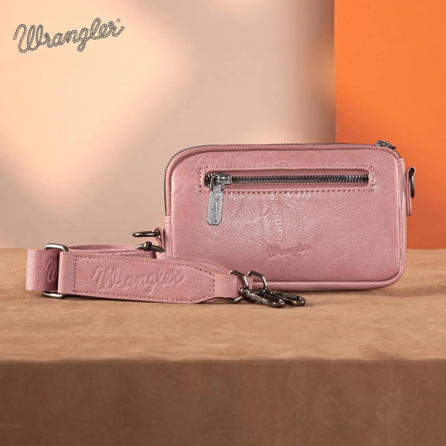 Wrangler Mini Crossbody Purse for Women Western Aztec Clutch Designer Tapestry Shoulder Handbags
