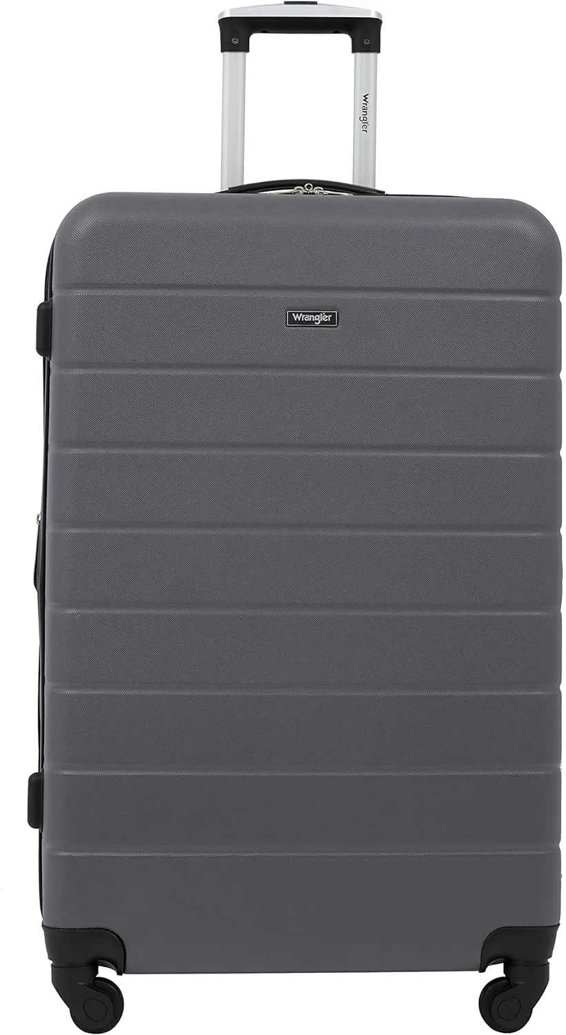 Wrangler Smart Luggage Cup Holder and USB Port, Quiet Shade, 3 Piece Set