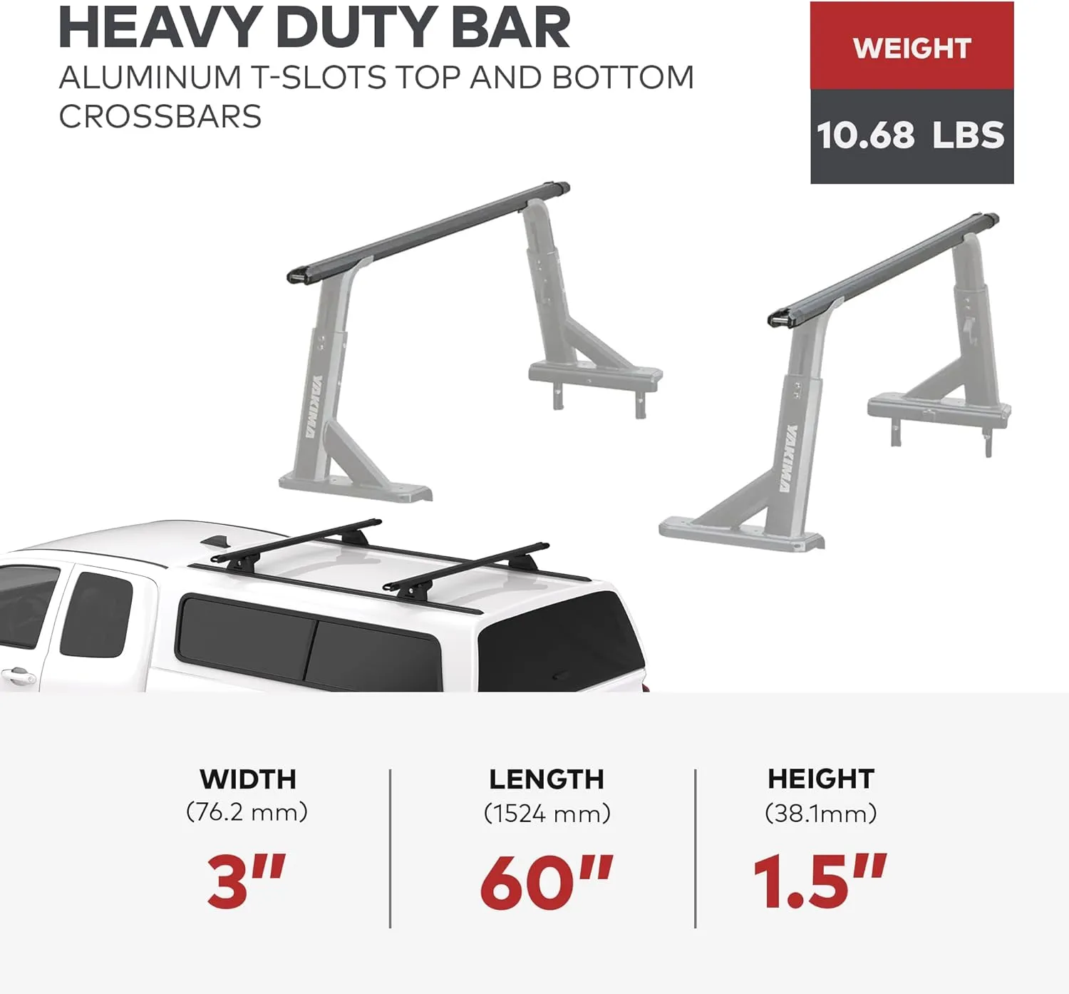 Yakima, HD Bar, Heavy Duty Crossbar