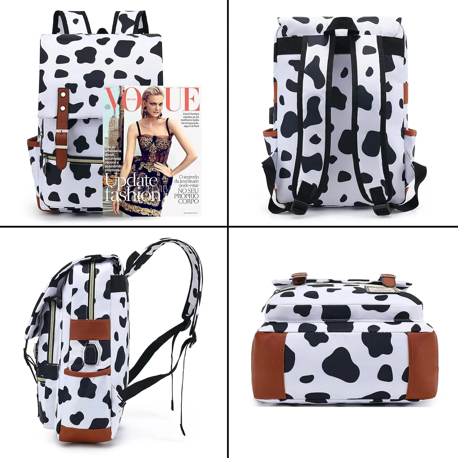 YGR Floral Laptop Backpack for Women, Female, School, Travel, Business, Outdoor Sports, Office, Work