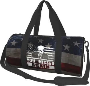 You Missed Again Duffel Bag Gym Bag Travel Sports Tote Large Foldable Beach Swim Yoga3
