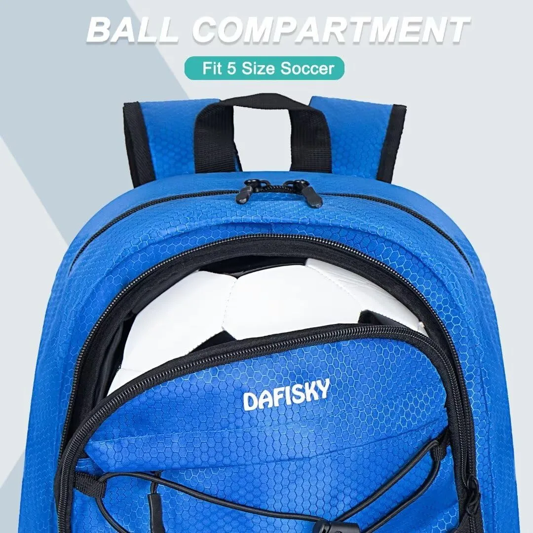 Youth Soccer Backpack - Soccer Bag with Shoes and Ball Compartment Sports Bag for Basketball Volleyball Football
