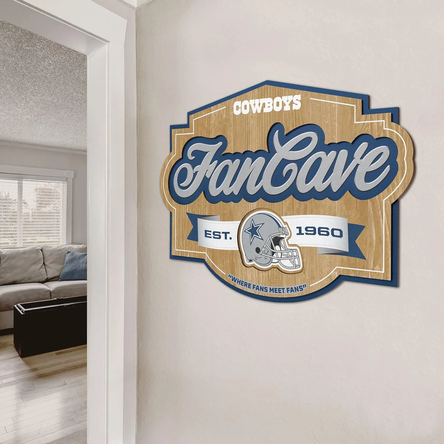 YouTheFan NFL Fan Cave Sign